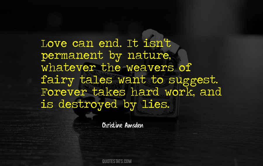 Quotes About The End Of Love #103005