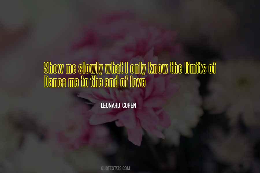 Quotes About The End Of Love #1339959