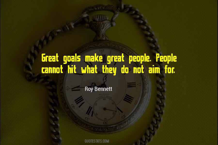 Goals People Quotes #390394