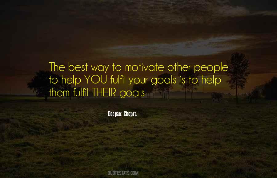 Goals People Quotes #534094