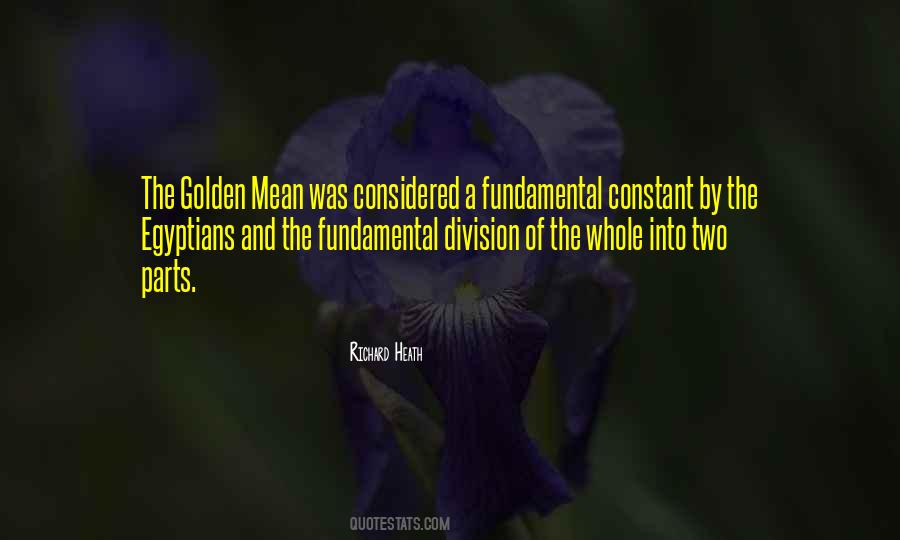 Quotes About Golden Ratio #1264522