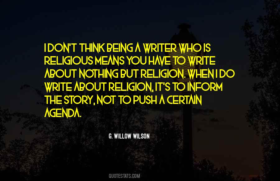 Not Being Religious Quotes #1136426