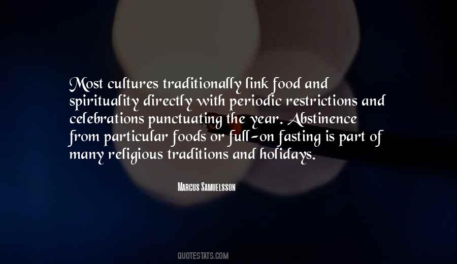 Quotes About Food Traditions #1618384