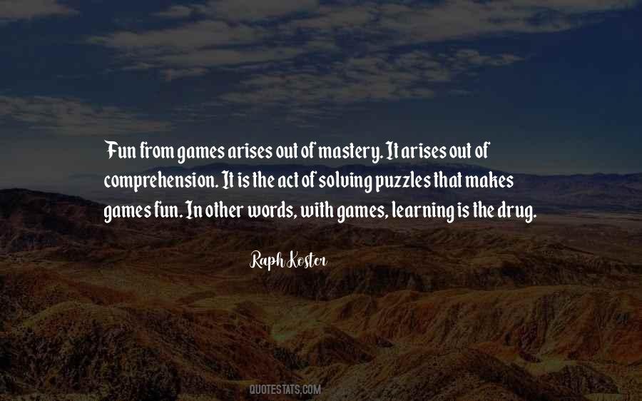 Quotes About Games And Learning #1818796