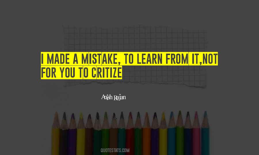 Quotes About A Mistake You Made #341010
