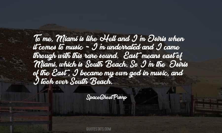 Quotes About Music And The Beach #43361