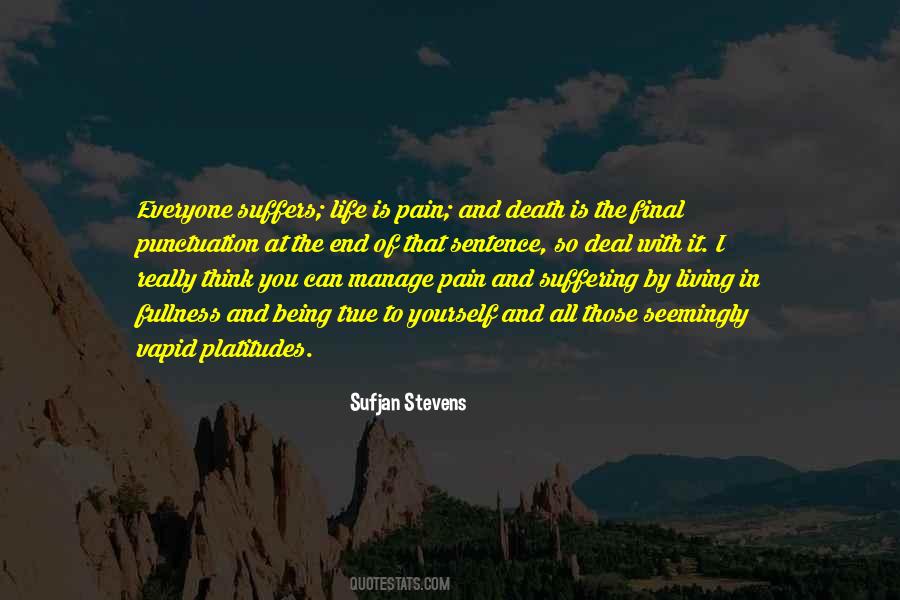 Quotes About Pain And Death #923325