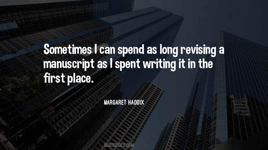 Quotes About Revising #179258