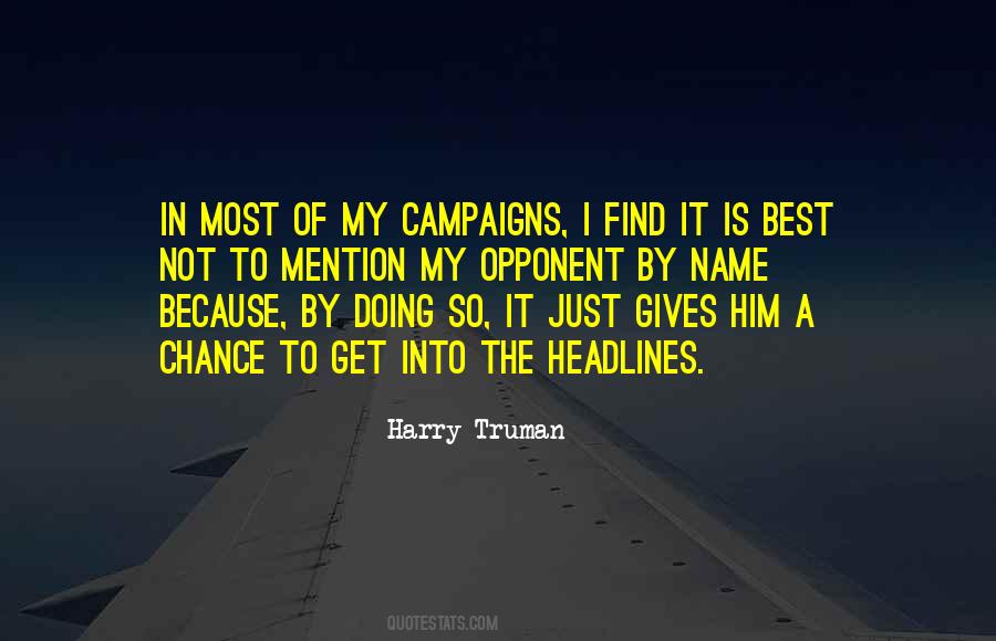 Quotes About Campaigns #1334508