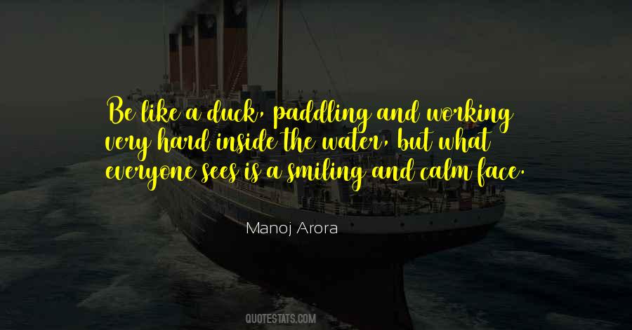 Duck Paddling Quotes #414087