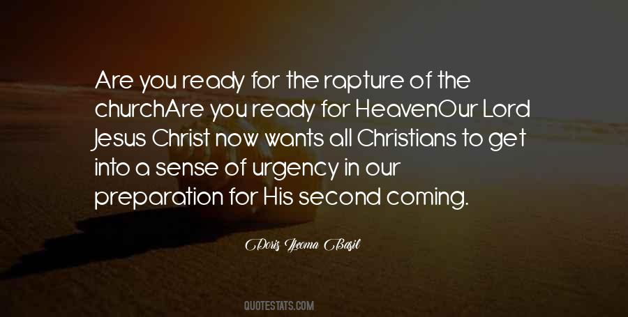 Quotes About Second Coming Of Jesus #1130918