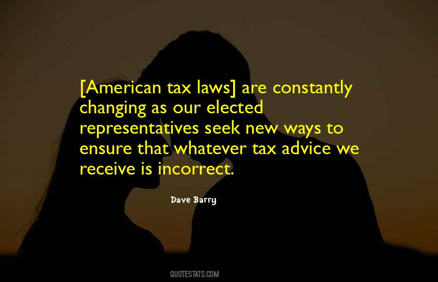Quotes About Tax Law #41583