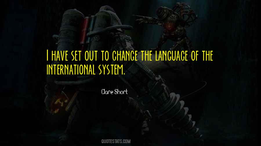 Quotes About Language Change #1015988