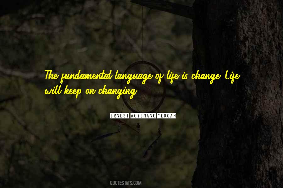 Quotes About Language Change #1454340