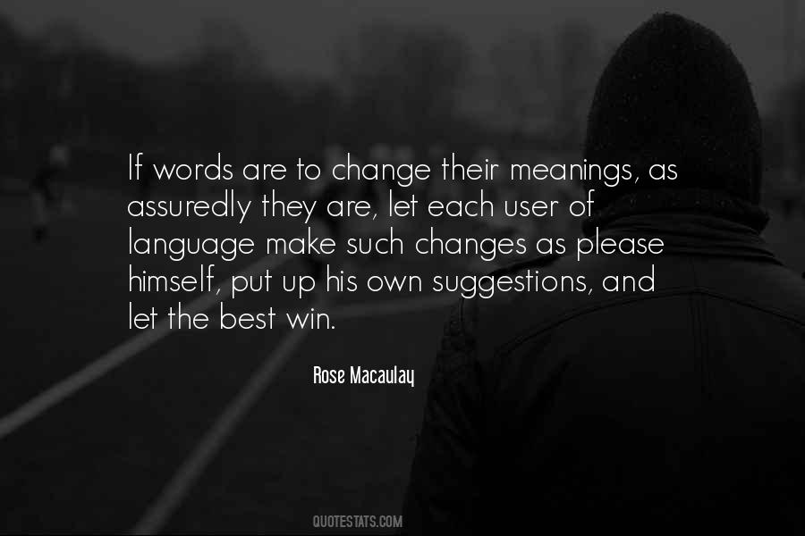 Quotes About Language Change #995237