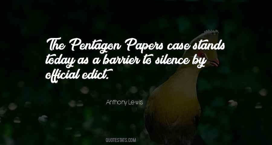 Quotes About The Pentagon Papers #768025