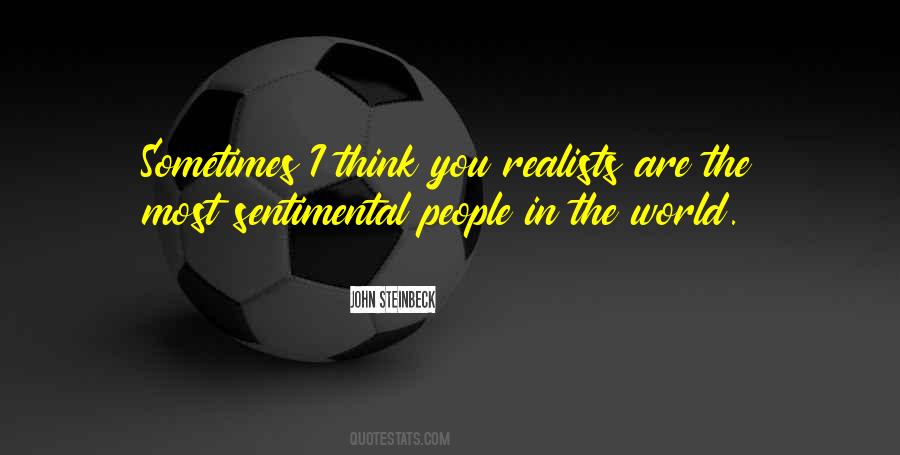 Quotes About Realists #214182