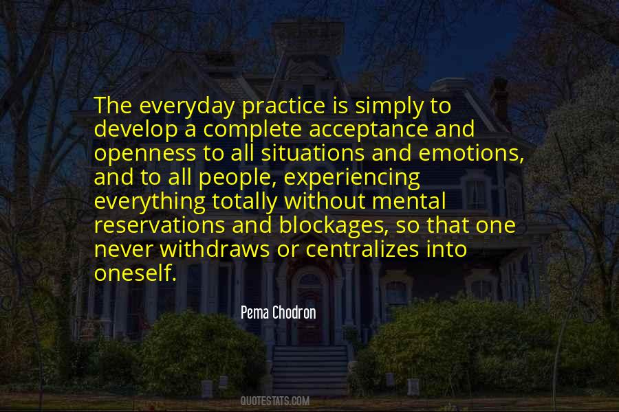 Acceptance Of Oneself And Others Quotes #367241