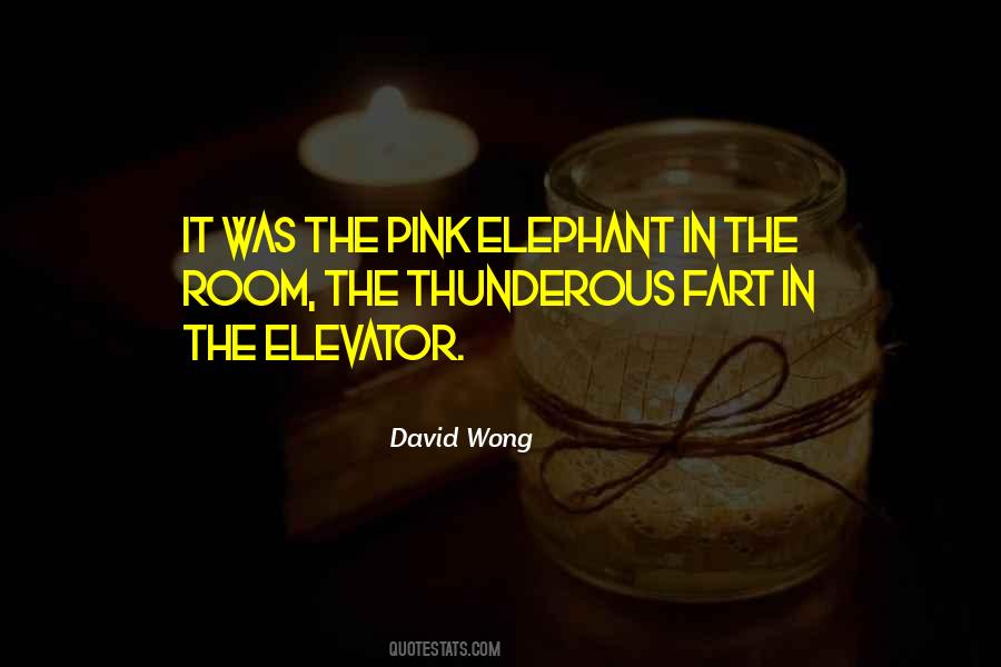 Quotes About The Pink Elephant In The Room #112663