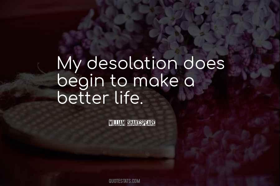 Quotes About Desolation #1039958
