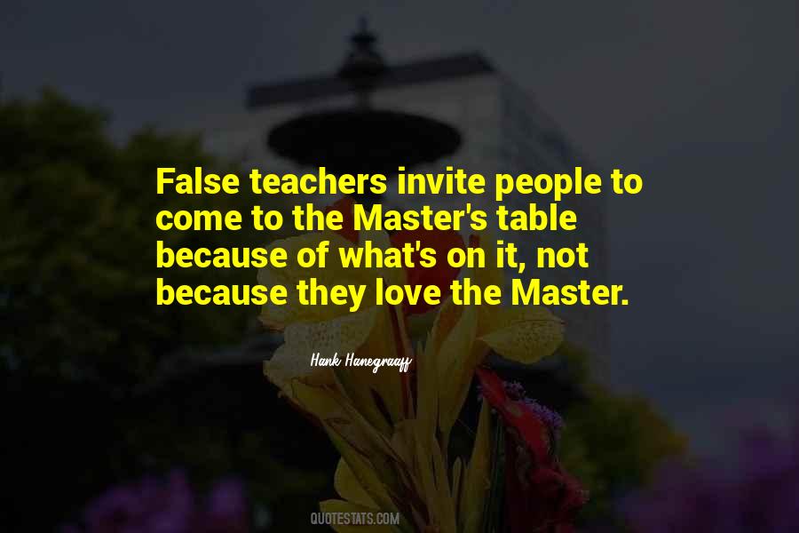 Master Teachers Quotes #1736144