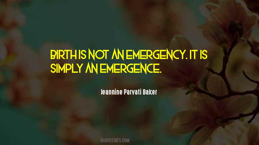 Quotes About Emergency #1201747