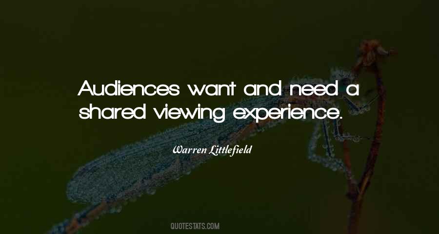 Quotes About Audiences #1162361