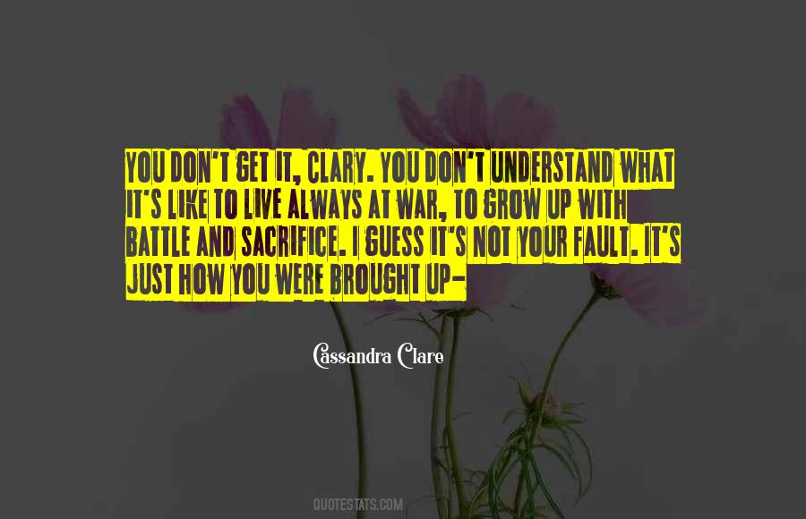 Quotes About What You Don't Understand #473587