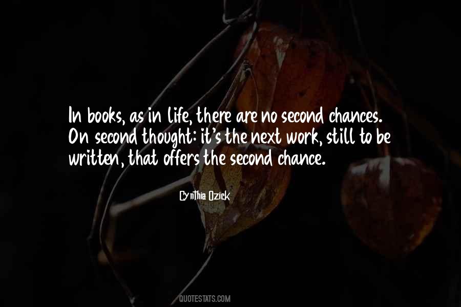 Quotes About Second Chance In Life #1557881