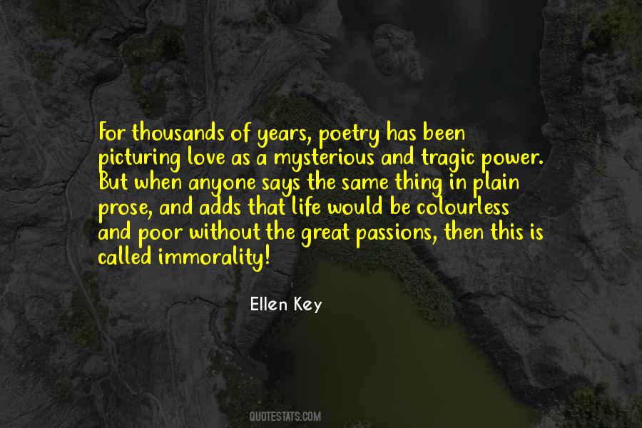 Tragic Poetry Quotes #1444475