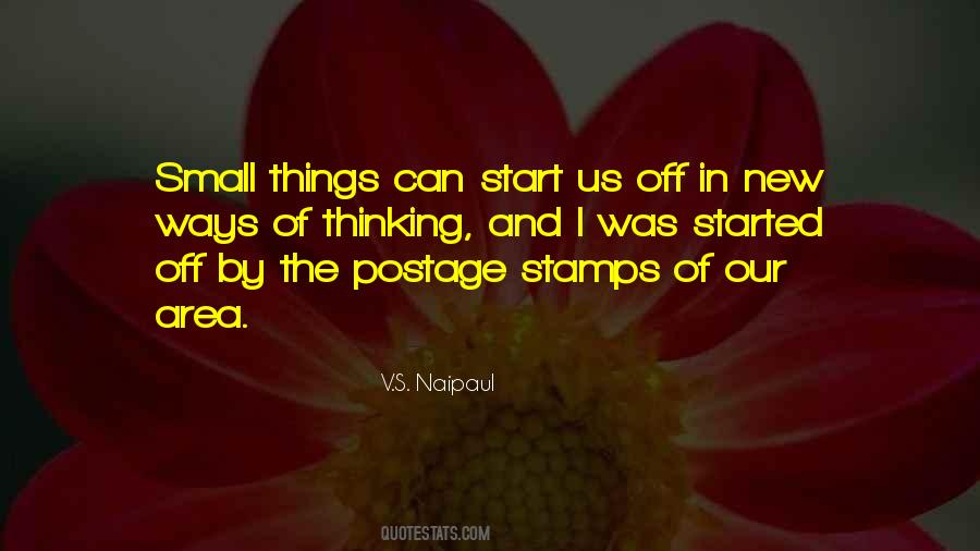 Quotes About Small Things #1018939