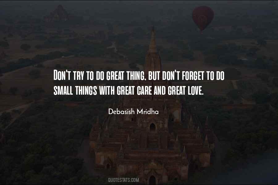 Quotes About Small Things #1236076