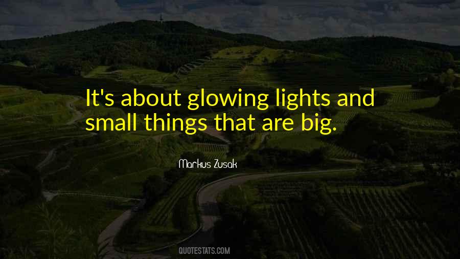 Quotes About Small Things #1264479