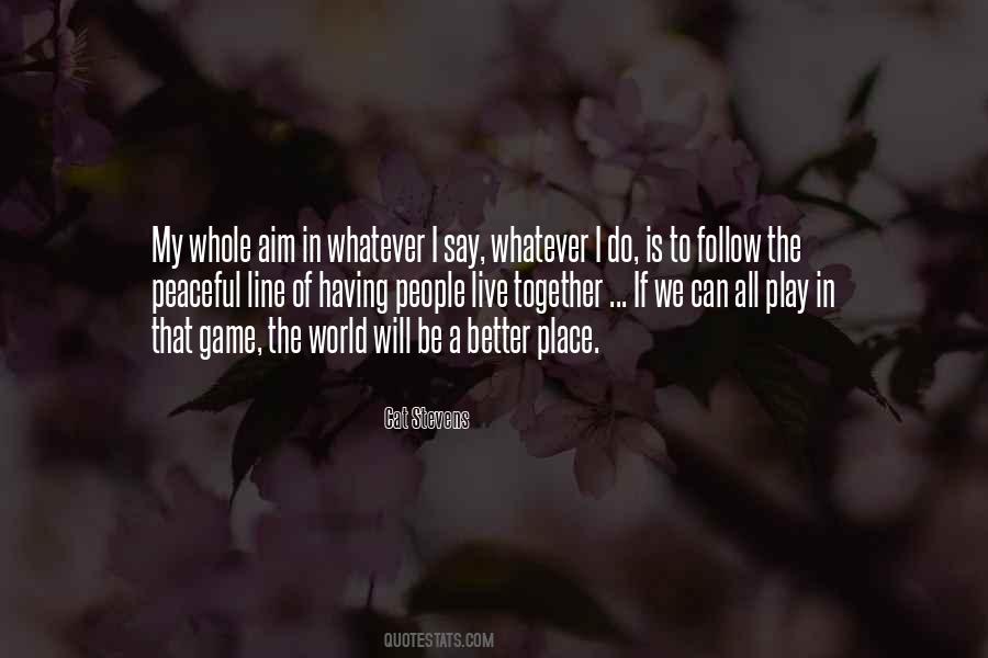 Quotes About Aim #1603669