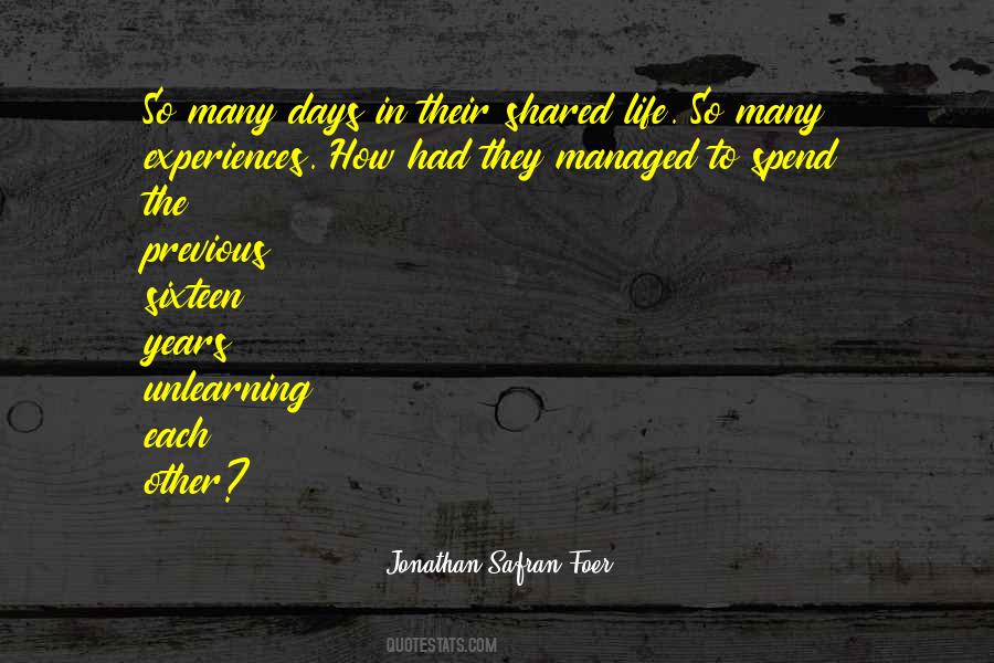 Quotes About Previous Days #1058631