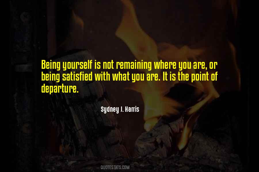 Quotes About Being Satisfied With Yourself #1842303