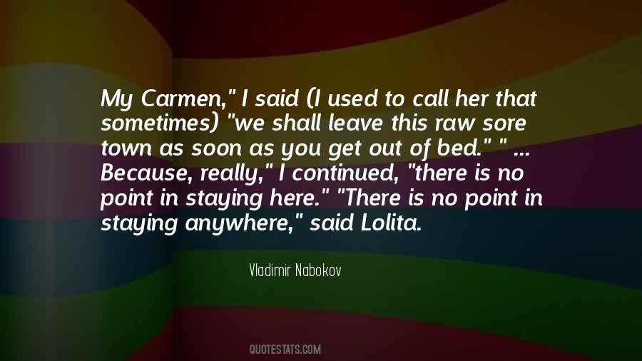 Quotes About Carmen #1062614