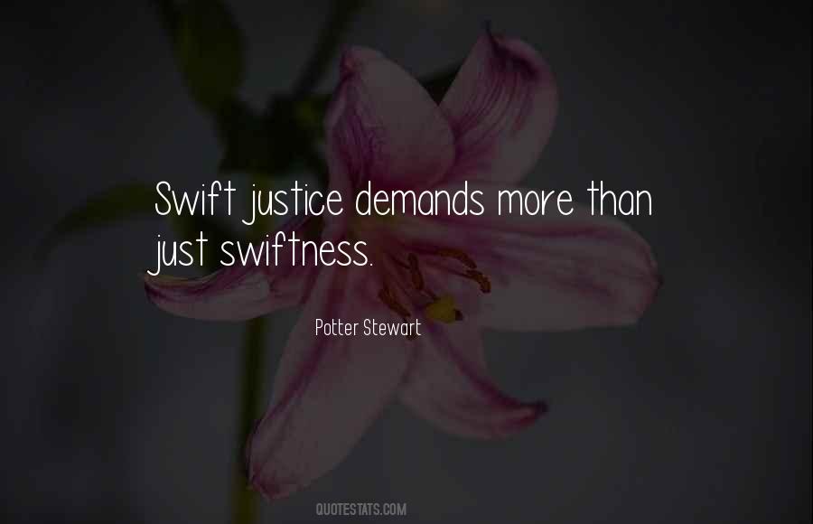 Quotes About Swift Justice #122884