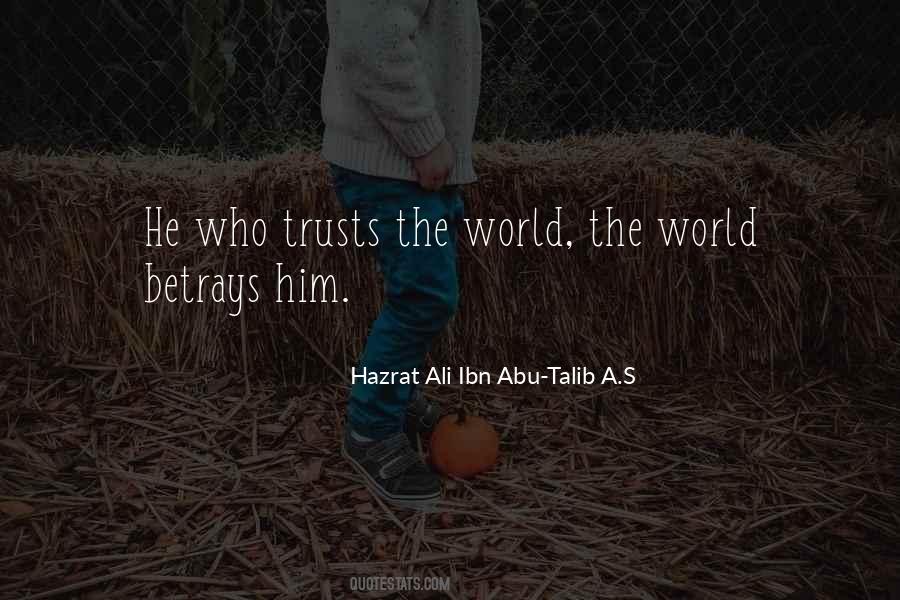 Ali Ibn Abu Talib Quotes #1366062