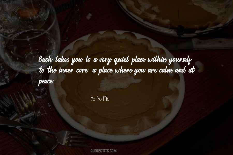 Quotes About Peace Within Yourself #408743