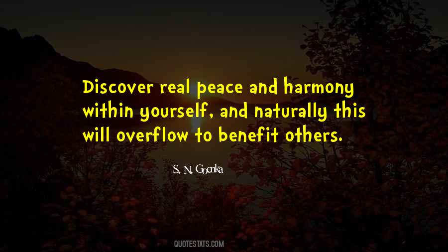 Quotes About Peace Within Yourself #608098