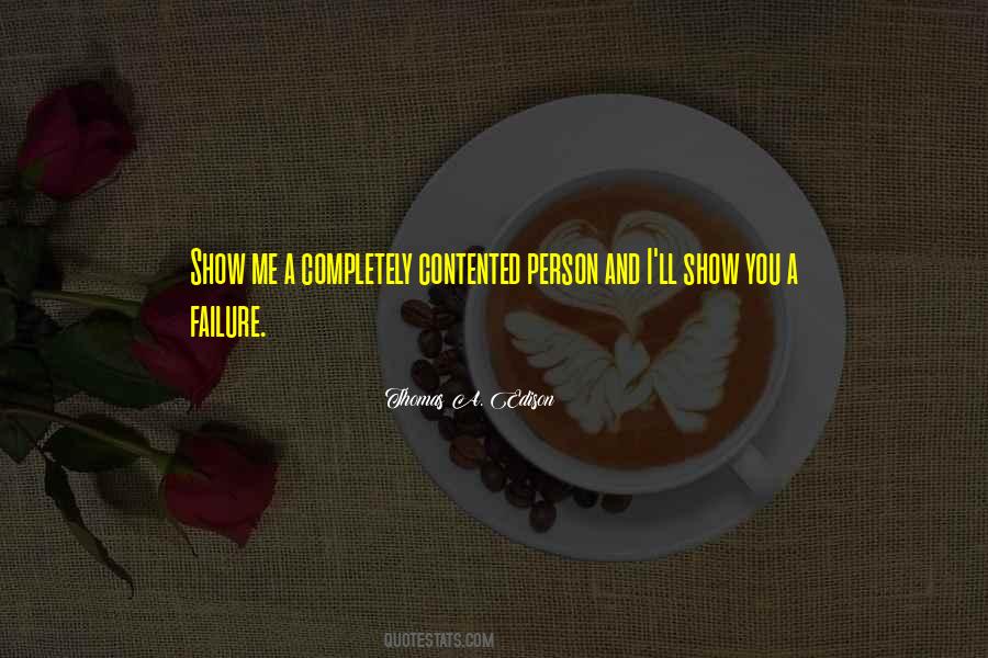 Quotes About Contented Person #782690