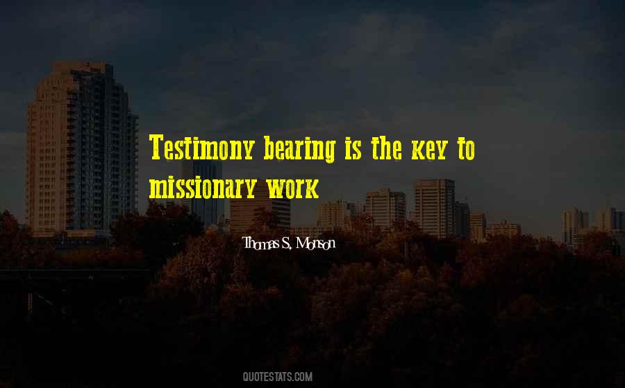 Quotes About Missionary Work #1203278