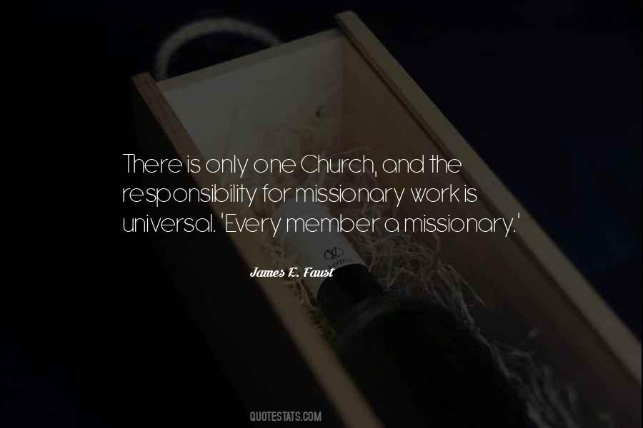Quotes About Missionary Work #1252685