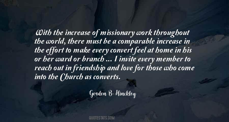 Quotes About Missionary Work #1447959