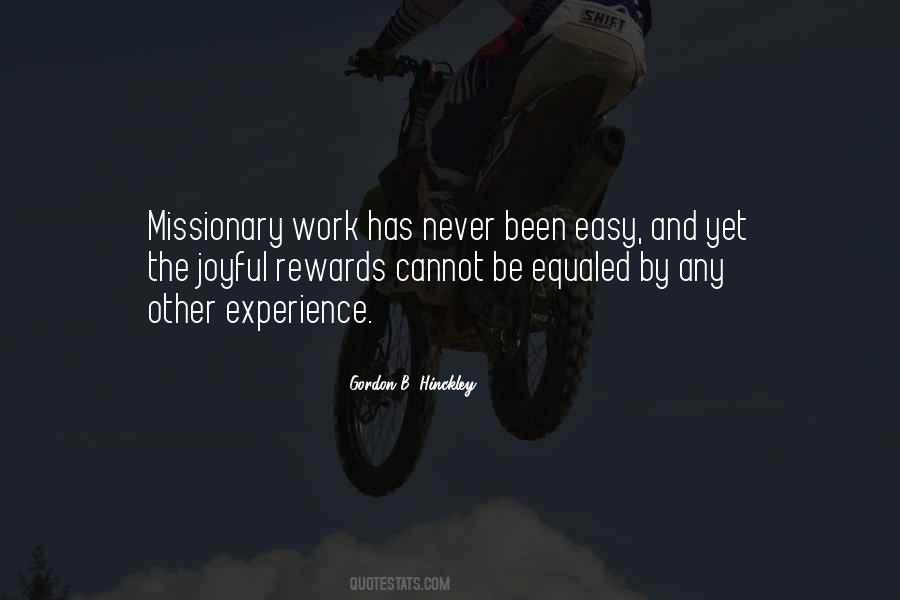 Quotes About Missionary Work #48221