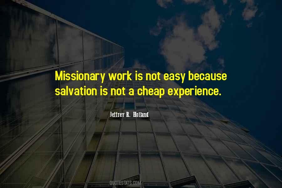 Quotes About Missionary Work #702734