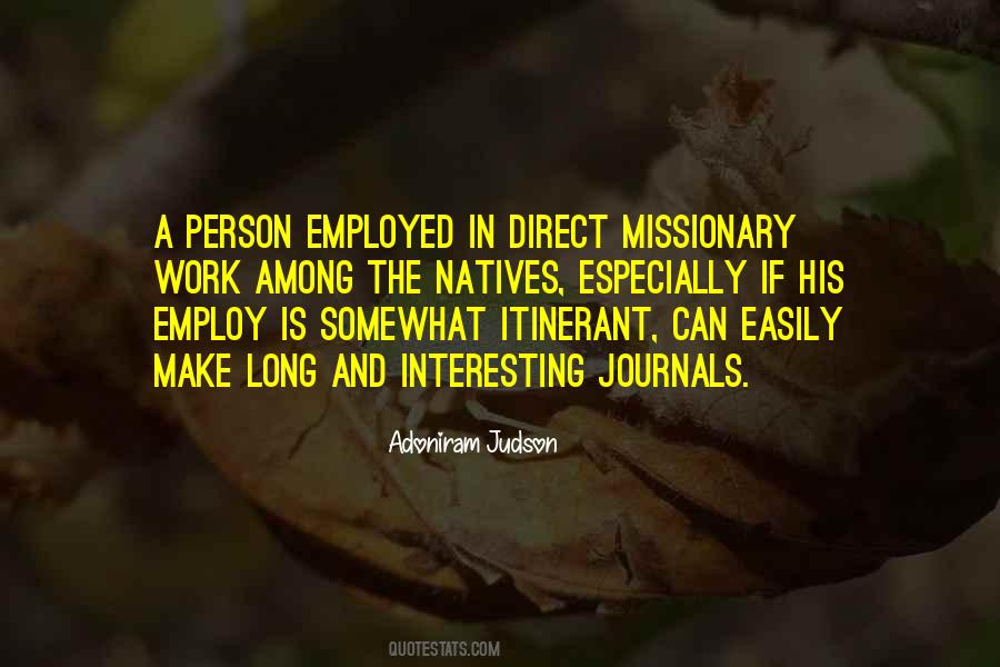 Quotes About Missionary Work #876742