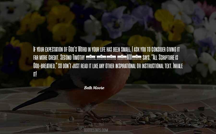 Quotes About More Expectation #616973