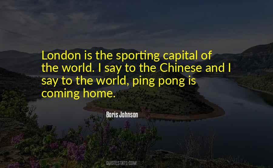 Quotes About Ping Pong #56823